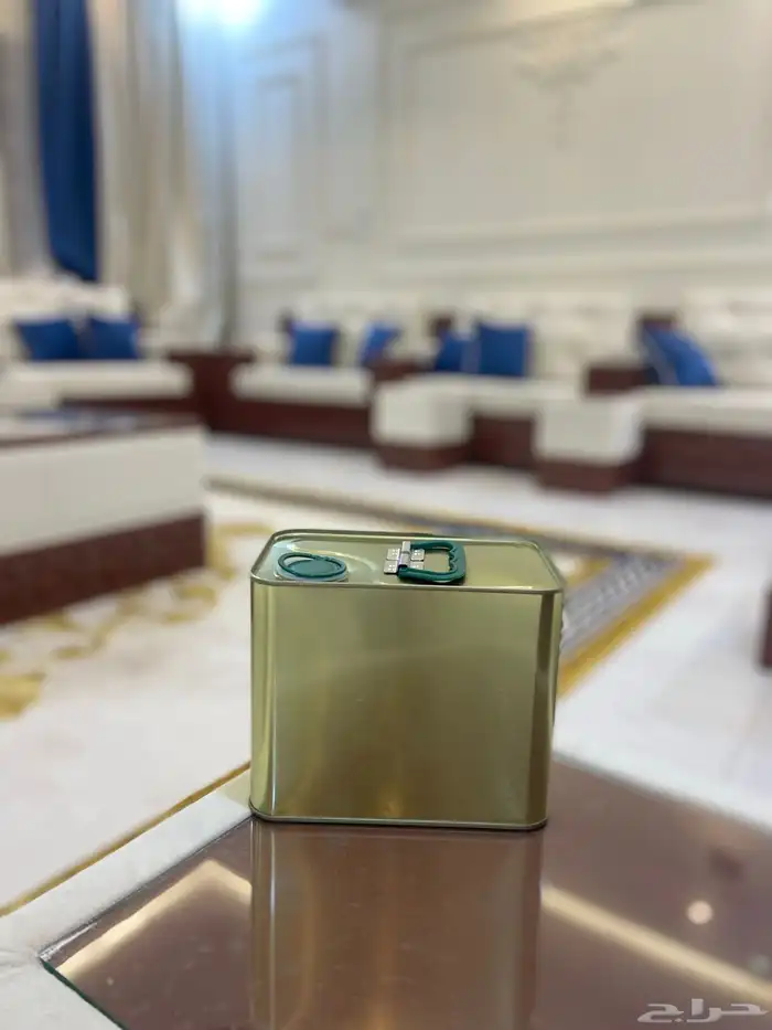 زيت زيتون 2 لتر و 4 لتر انتاج جديد مزارع بسيطا الجوف 0