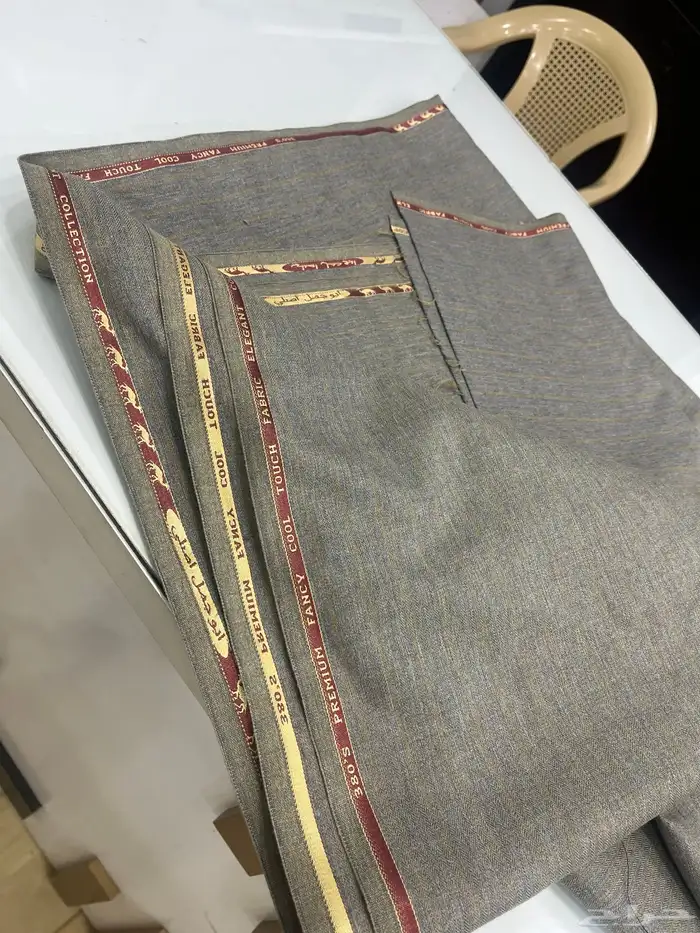 للبيع قماش رجالي شتوي من صوف الكشمير من ماركة أبو جمل أصلي 4