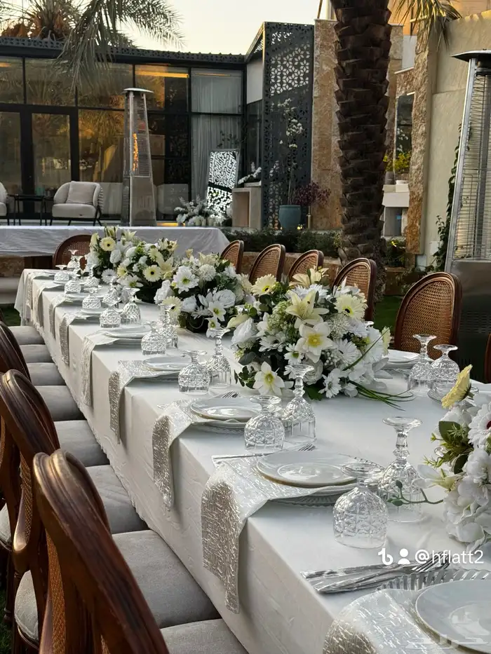 تنسيق حفلات  طاولات طعام  كوشات  مداخل 2