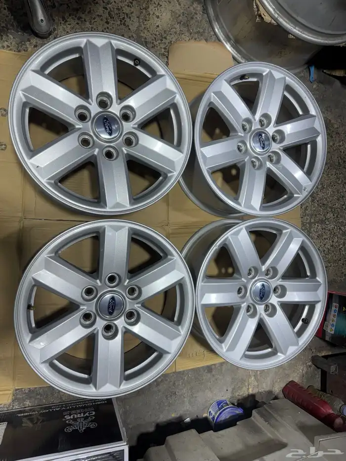 جنوط فوردF150 اصلي وكاله مقاس 17 8