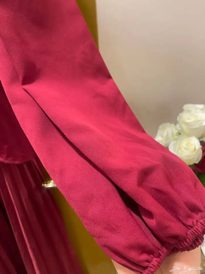 فستان جديد عنابي 9