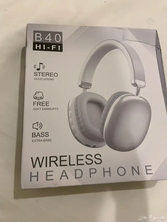 سماعة رأس لا سلكية تصميم قابل لطي مع كيبل قوي لسحب 0