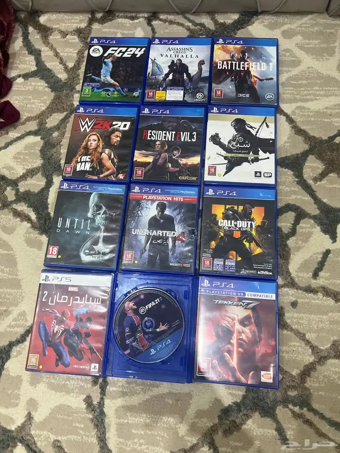 اشرطة بلاستيشن 4 و بلاستيشن 5 0