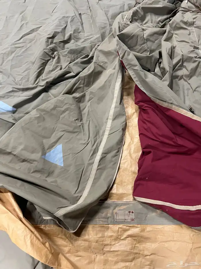 خيمه البيرق 3 3 طبقتين حمرا من جواء 1