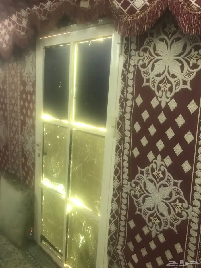 بيت شعر ملكي العرض 3 الطول 4 5 مع المخاد والمراكي والفرشه 18