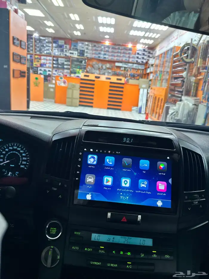 شاشه جيب لاند كروزر 2008 2015 3