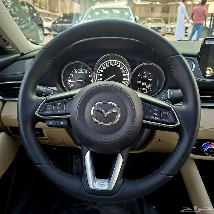 مازدا 6 موديل 2024 نص فل فتحه السعر 108الف شامل الضريبة 22