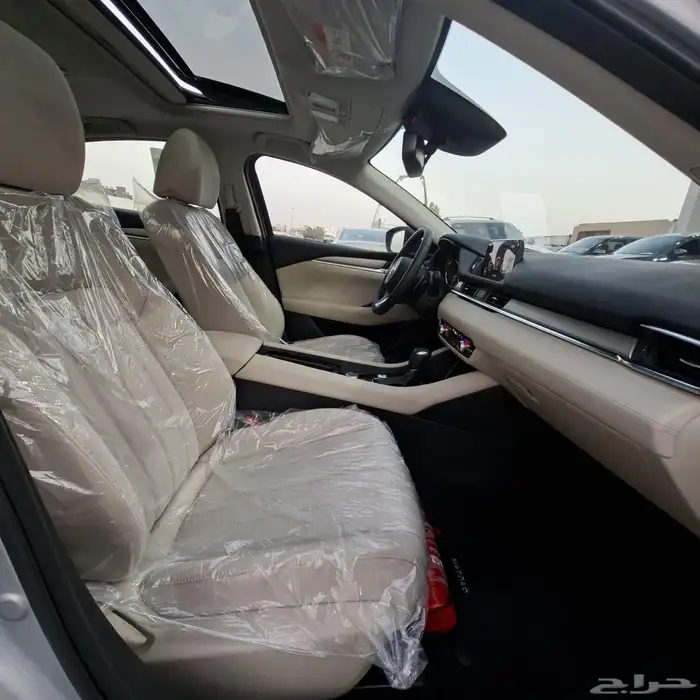 مازدا 6 موديل 2024 نص فل فتحه السعر 108الف شامل الضريبة 15