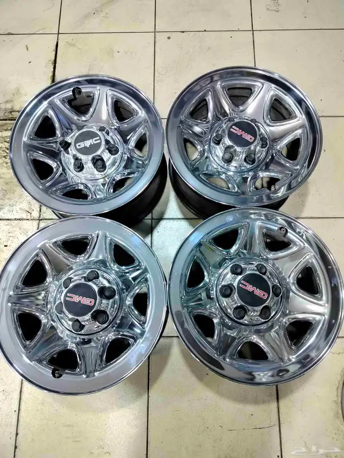 طقم جنوط جمس سيرا اصلي وكاله مقاس 17 0