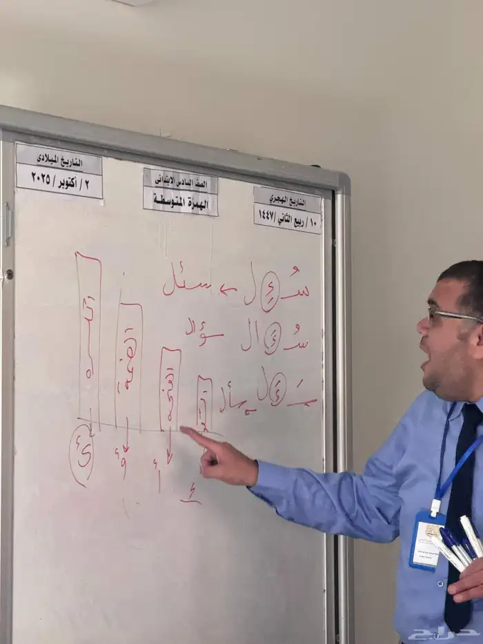 أ. أحمد عبد العزيز.. معلم اللغة العربية والصفوف الأولية 4