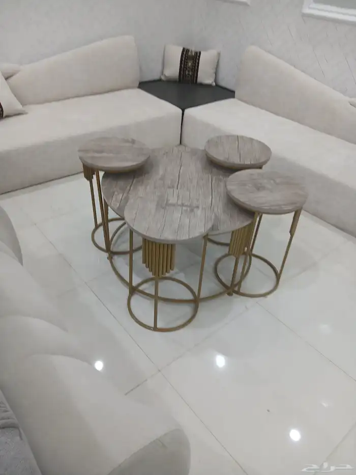 كنبات طاولات ستاير جاهز وتفصل بسعر المصنع 2