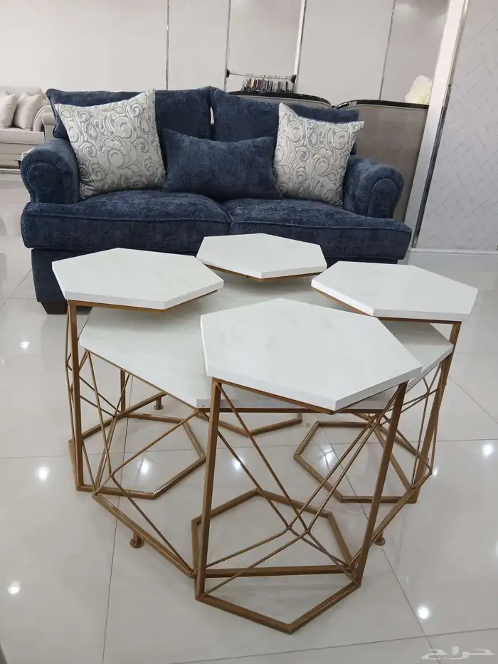 كنبات طاولات ستاير جاهز وتفصل بسعر المصنع 7