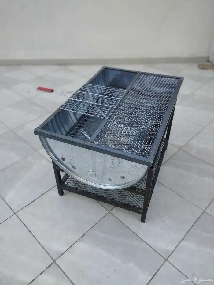 منقله حديد صاج سمك 2مم 90x60 شوي كباب و شبك للبرقر 1