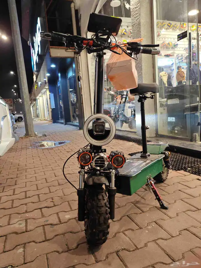 اسكوتر الوحش شبه جديد استخدام ساعتين فقط 0