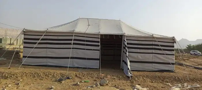 تركيب خيام المزاحمية وبيوت الشعر وخياطه اشرعه ضد المطر 2