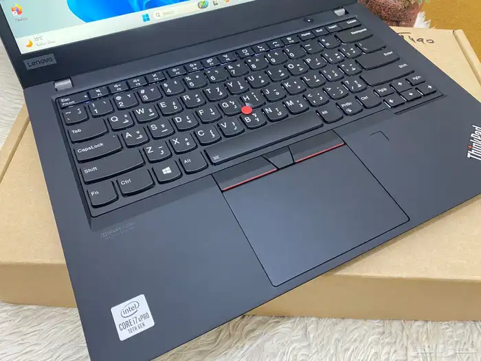 لابتوب لينوفو Thinkpad T14 شاشه لمس كور i7 شبه الجديد 20