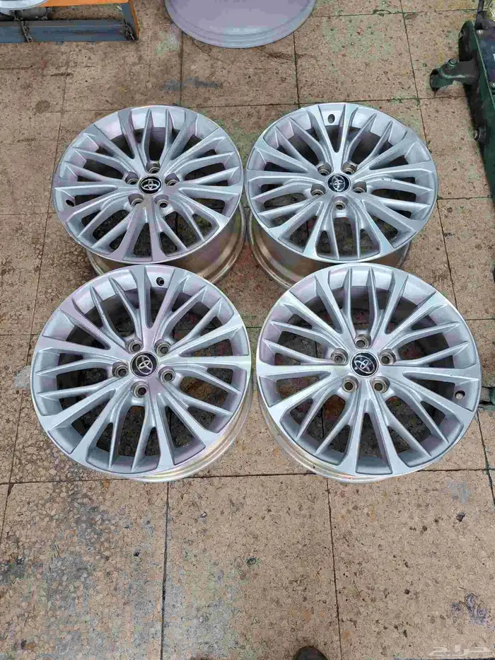 جنوط كامري جراندي موديل 2019 مقاس18 اصليه وكاله شدبلد 12