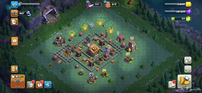 للبيع حساب كلاش كل شي موجود عند في الصوره السعر 130 3