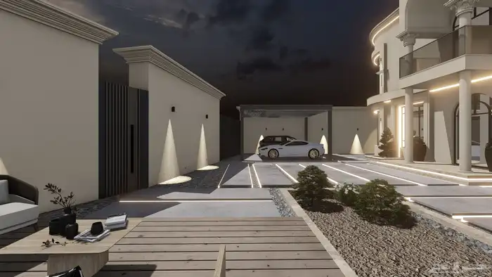 تصميم واجهات نيو كلاسيك 12