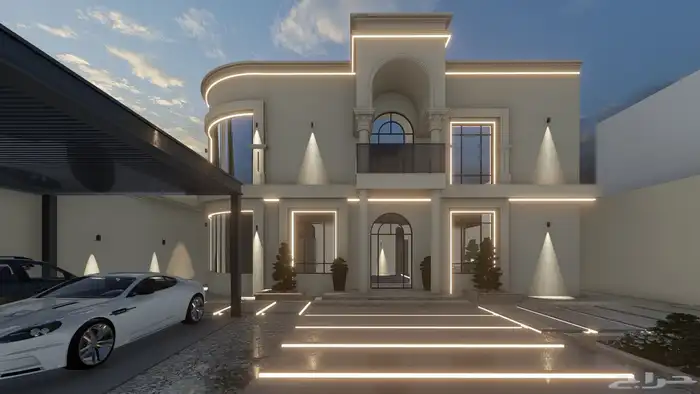 تصميم واجهات نيو كلاسيك 4