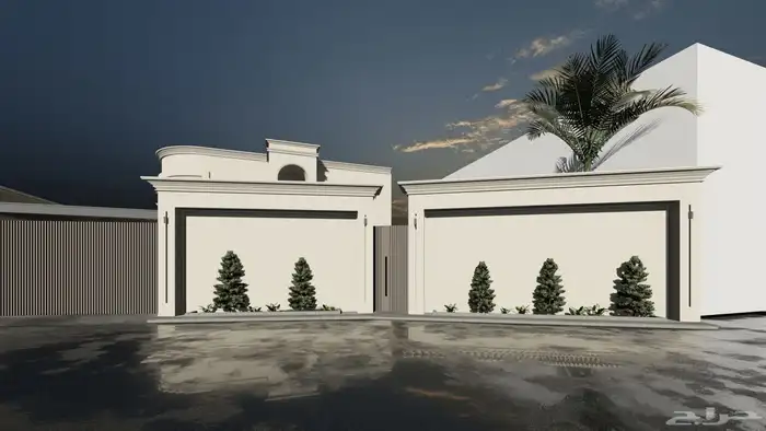 تصميم واجهات نيو كلاسيك 3