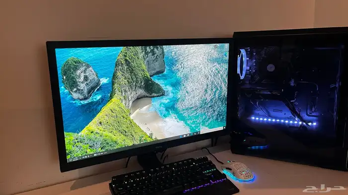 طقم كمبيوتر كامل ونظيف 1