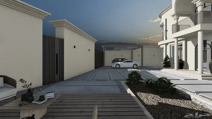 تصميم واجهات نيو كلاسيك 8