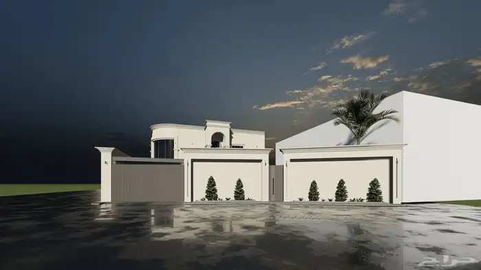 تصميم واجهات نيو كلاسيك 17