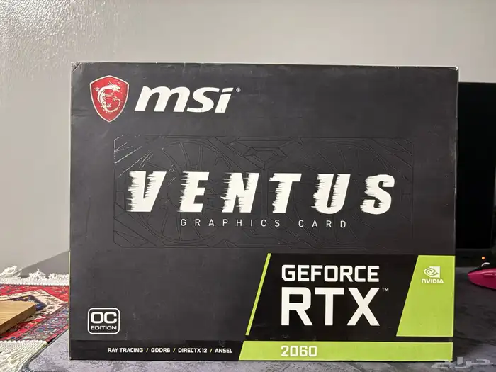 كرت شاشة RTX 2060 msi 0
