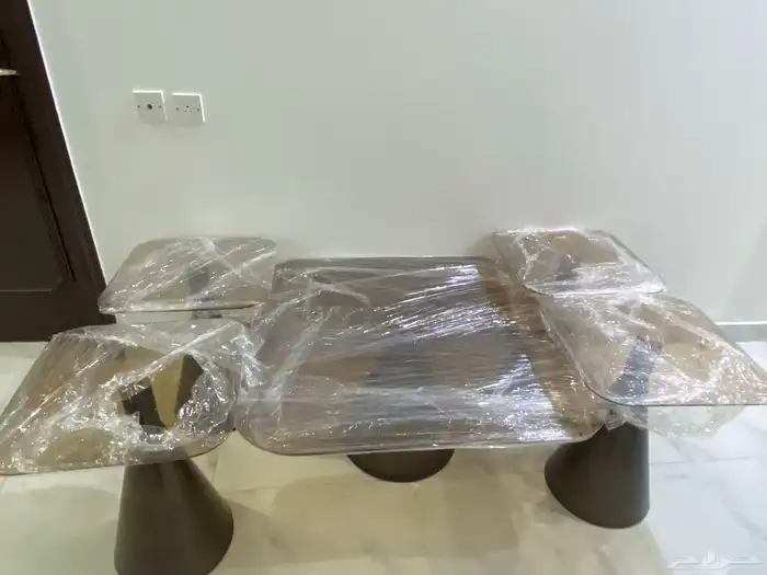 خمس كنبات كبار و ثنتين صغار مع ستاره ومع طاولات فرن غساله 8