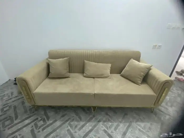 خمس كنبات كبار و ثنتين صغار مع ستاره ومع طاولات فرن غساله 7