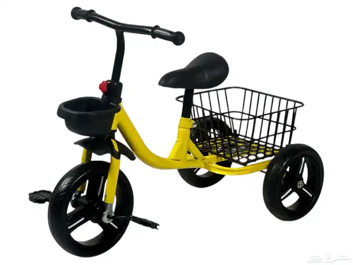 سيكل ثلاث كفرات للأطفال - دراجه اطفال ثلاثية مع سلة خلفية 8