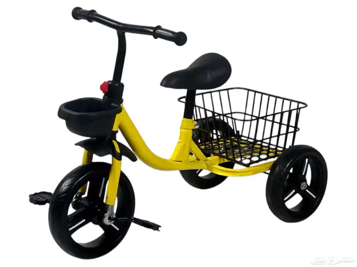 سيكل أطفال 3 كفرات - دراجه ثلاثية العجلات للأطفال مع سلة 7