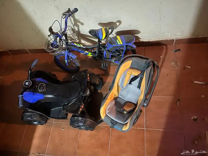 دراجة هوائية للاطفال دباب كهربائي للأطفال وكرسي اطفال 0