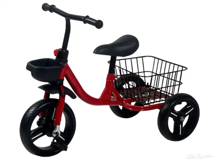 سيكل أطفال 3 كفرات - دراجه ثلاثية العجلات للأطفال مع سلة 0