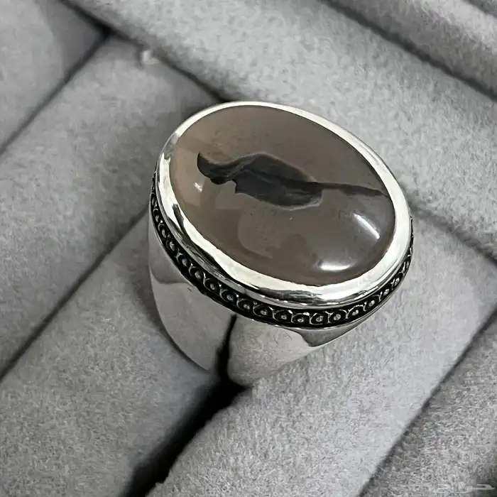 خاتم فضة عيار 980 صياغة يدوية اسطنبولي 4