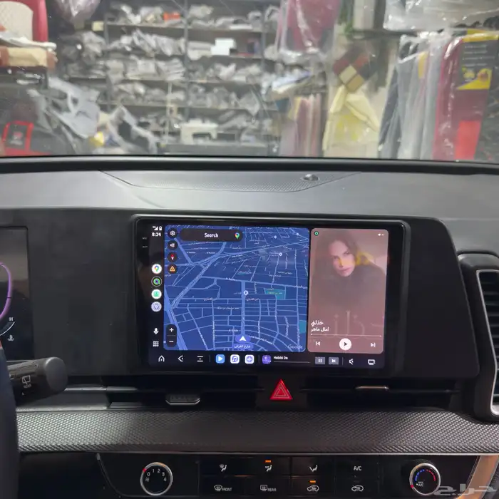 شاشة كيا سبورتاج 2024 إلى 2025 بنظام الاندرويد والأبل 3