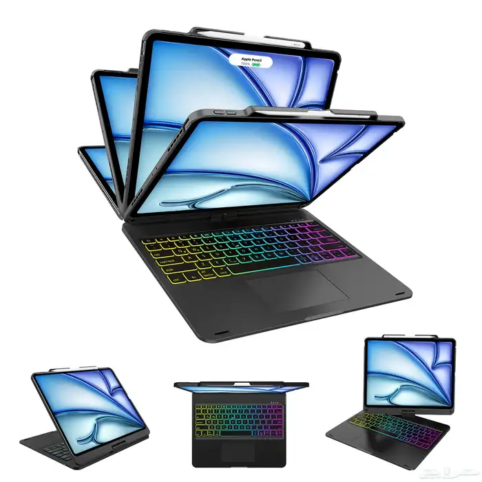 كيبورد ايباد برو 11 انش 360 درجه 0