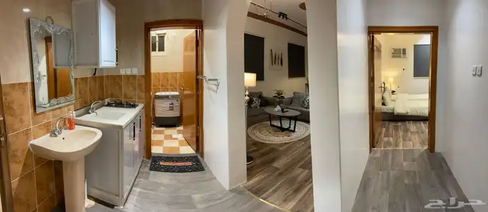 شقة مفروشة نظيفة ( شقة صغيرة )( وشقة كبيرة ) بوابة المشاة 14