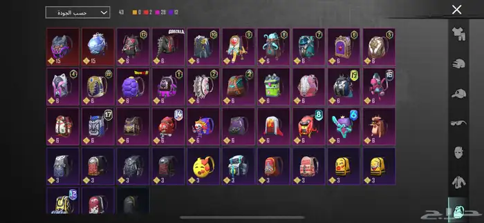 حساب ببجي للبييع 15