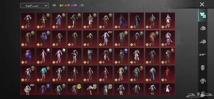 حساب ببجي للبيع 3