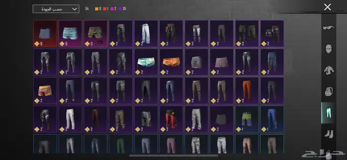 حساب ببجي 16