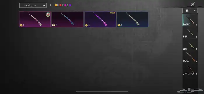 حساب ببجي 43