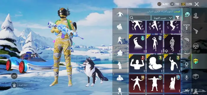 حساب ببجي لفل 72 4