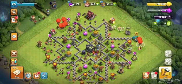 حساب كلاش للبيع 0