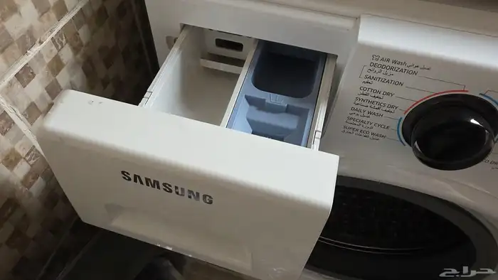 غسالة مع نشافة سامسونج خربانة 1