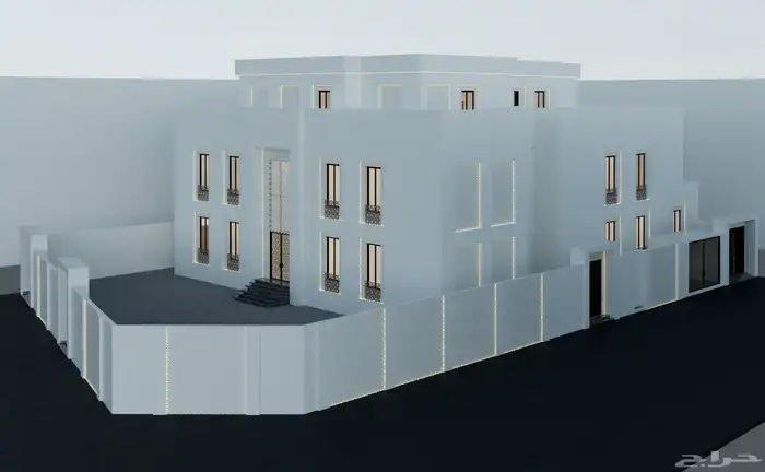 نمط معاصر تصميم واجهات الطائف 3