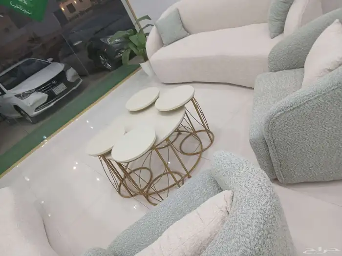 كنبات طاولات ستاير جاهز وتفصل بسعر المصنع 0