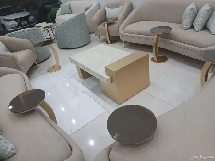 كنبات طاولات ستاير جاهز وتفصل بسعر المصنع 1