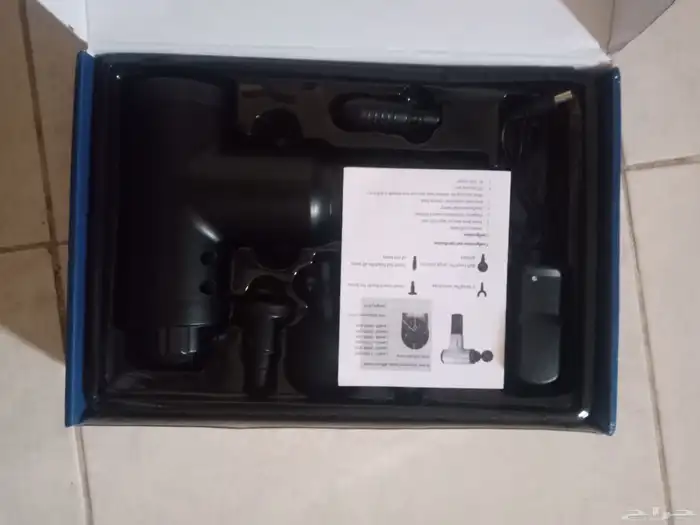 مسدس تدليك العضلات مع وسادة تدليك الرقبة جداد 3